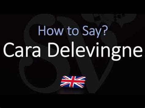 cara delevingne pronunciation
